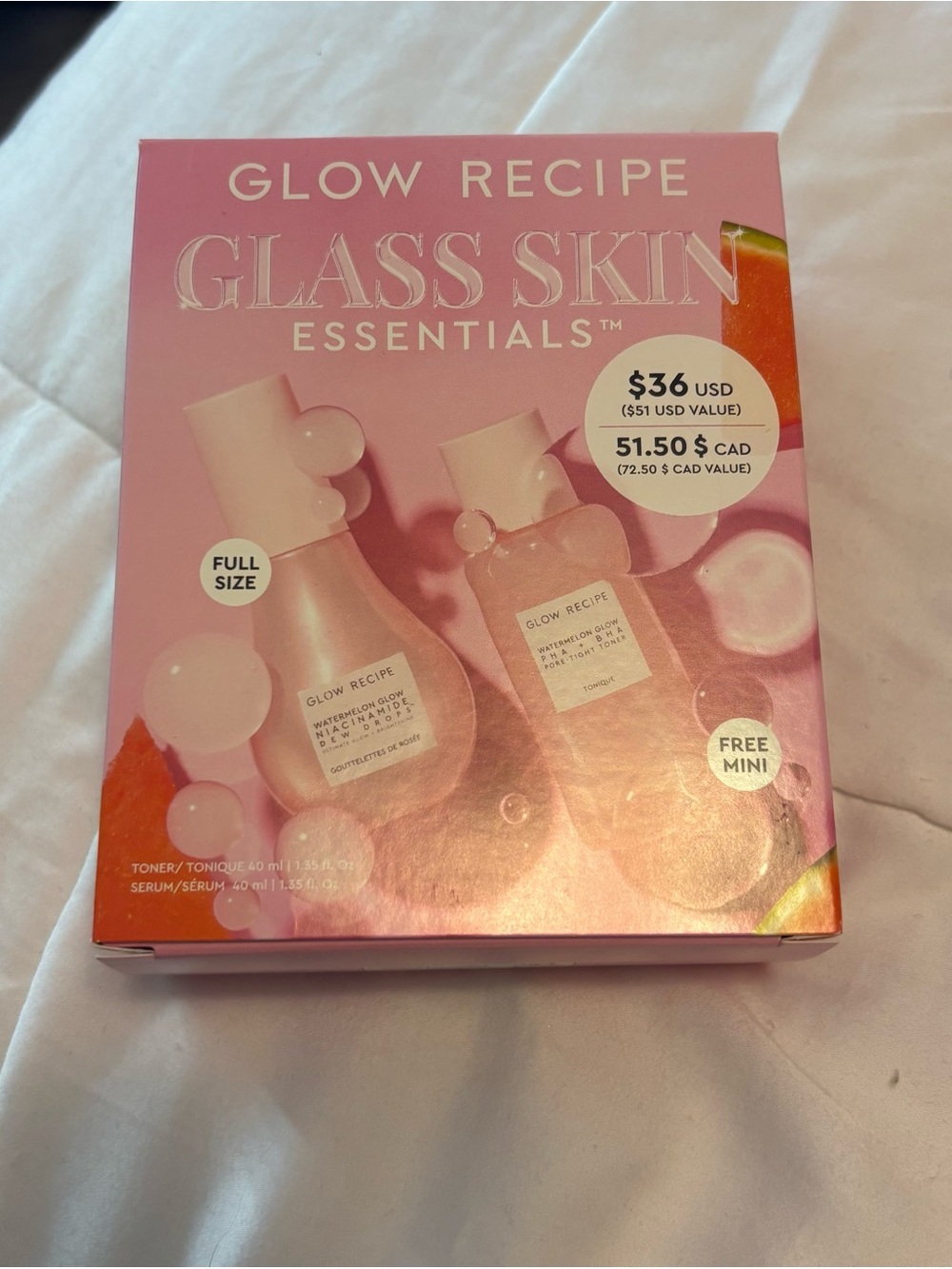 Glow Recipe Pink Glass Skin Essentials Skincare Set